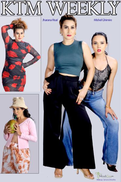 jharana risal and Mishel Ghimira